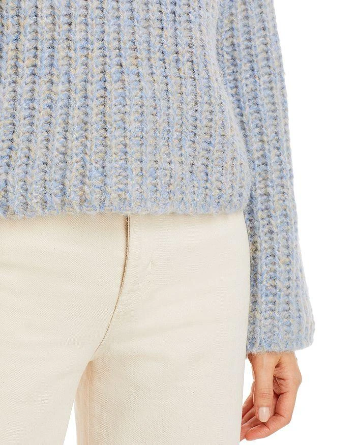 AQUA Ribbed Mock Turtleneck Sweater - Exclusive 6