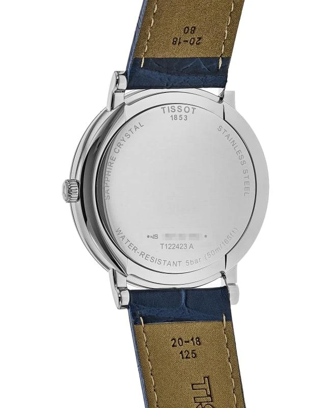 Tissot Tissot Carson Premium Blue Dial Leather Strap Men's Watch T122.423.16.043.00 3