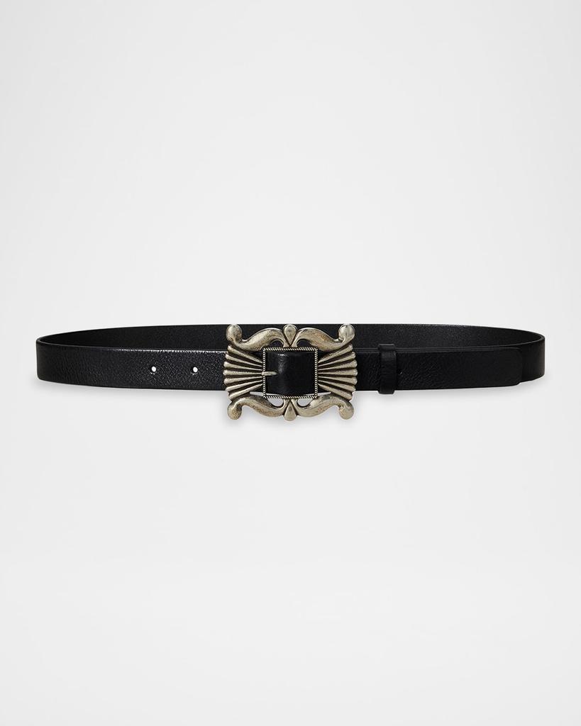 Ralph Lauren x T. Skies Vachetta Leather Belt