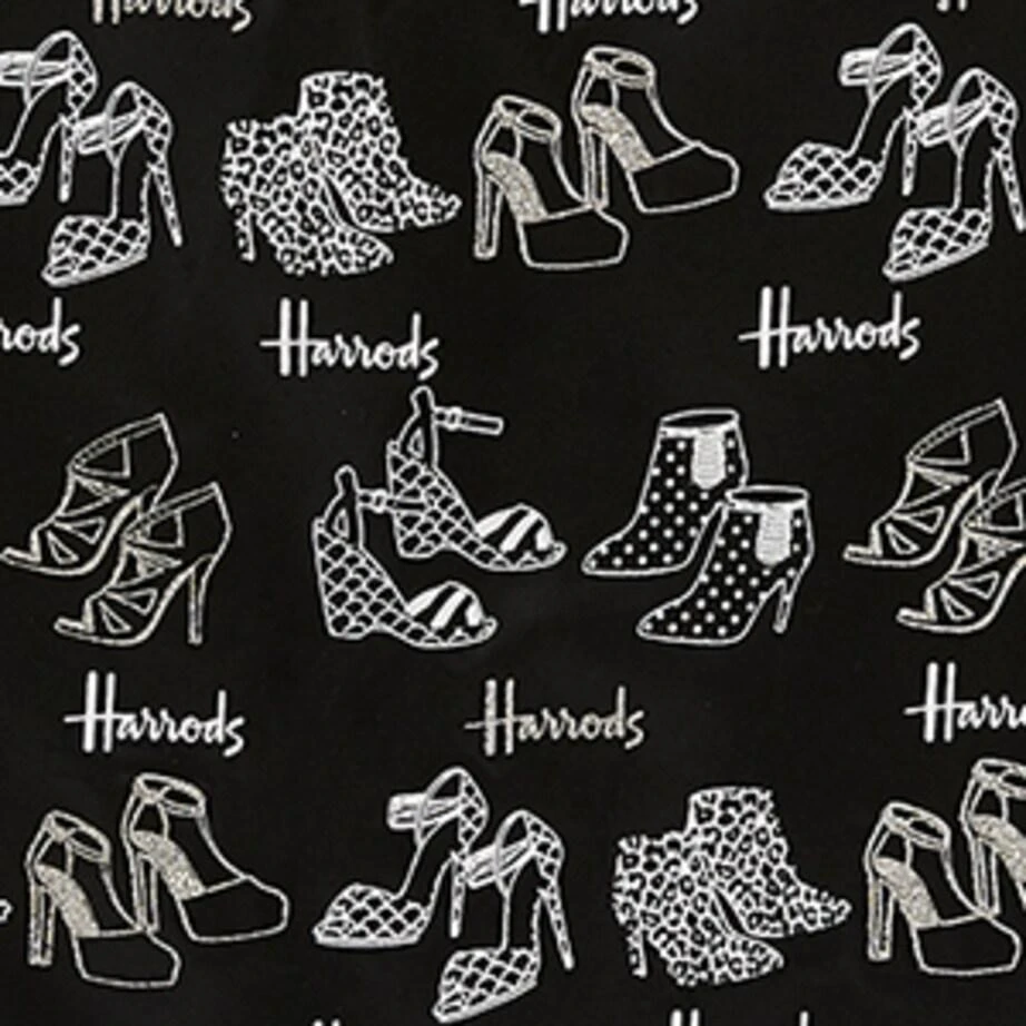 Harrods Recycled Designer Shoes Pocket Shopper Bag 9