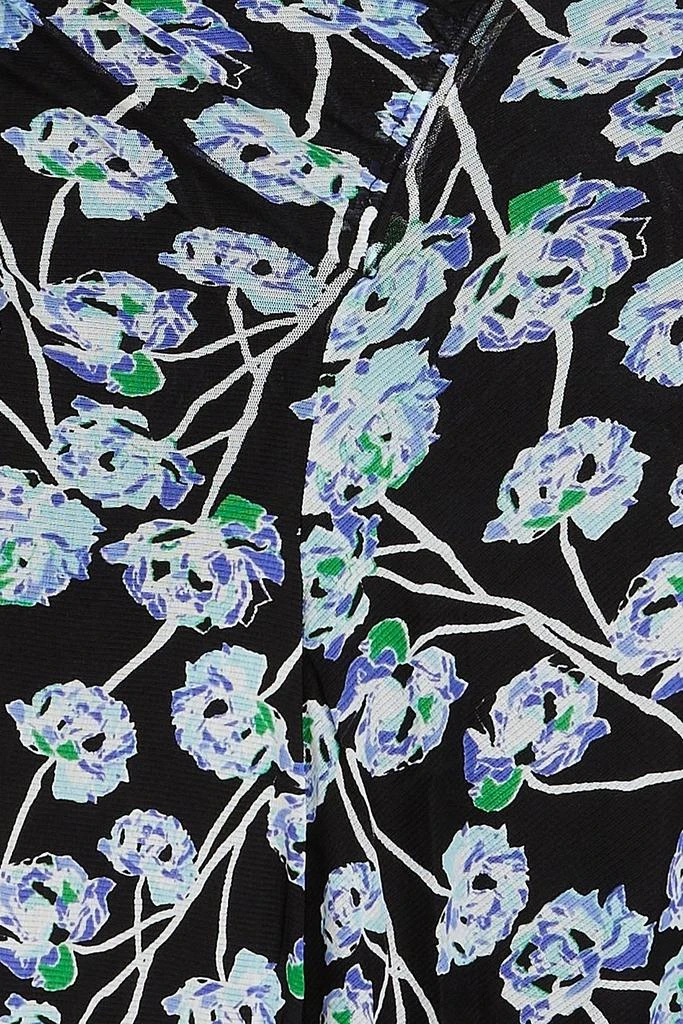 Diane von Furstenberg Missy ruched floral-print stretch-mesh dress 4