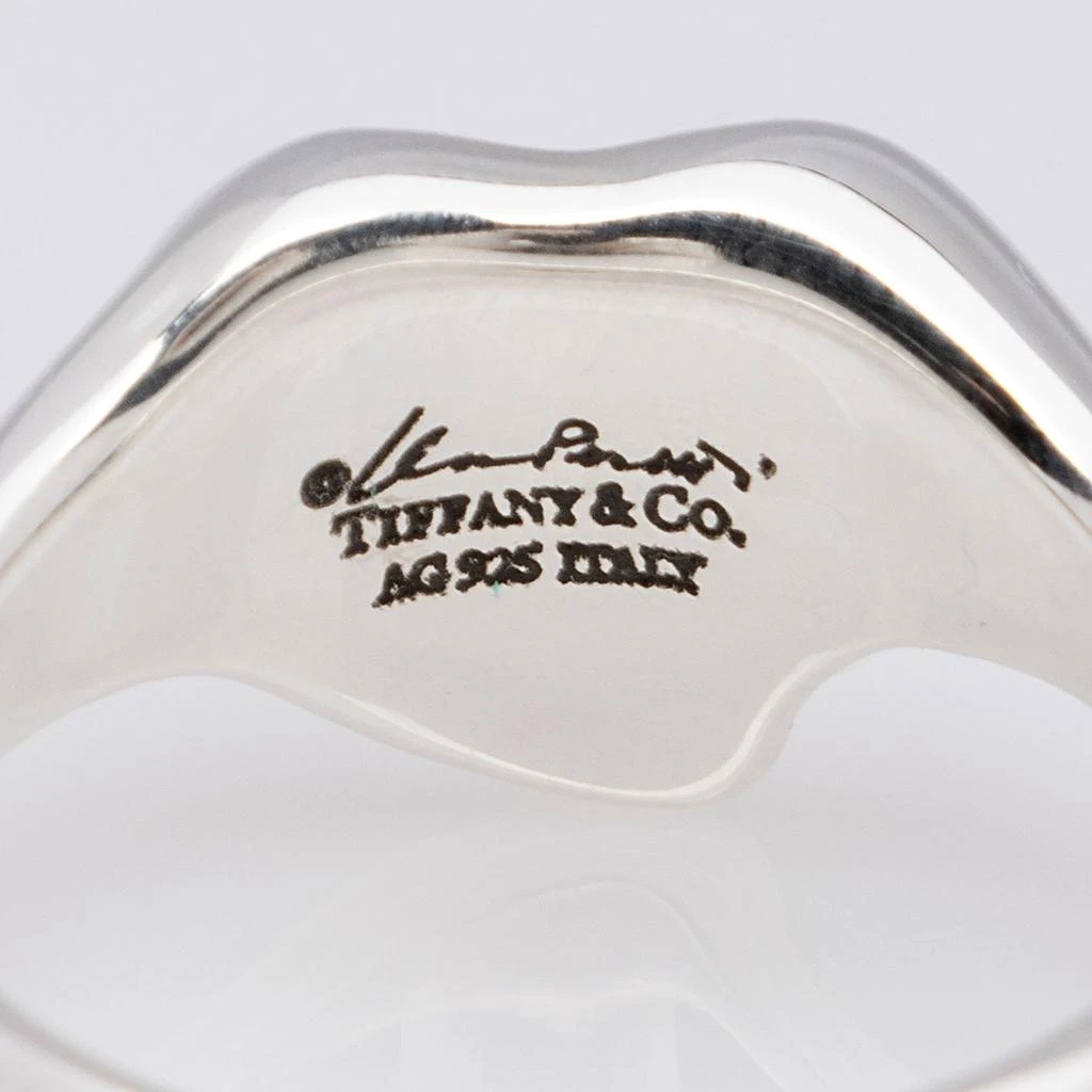 Tiffany & Co. . Elsa Peretti Sterling Silver Full Heart Ring 4