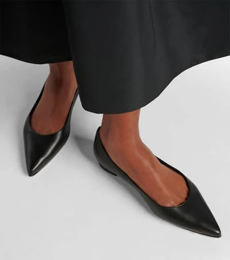 Manolo Blahnik Kietta leather ballet flats 7