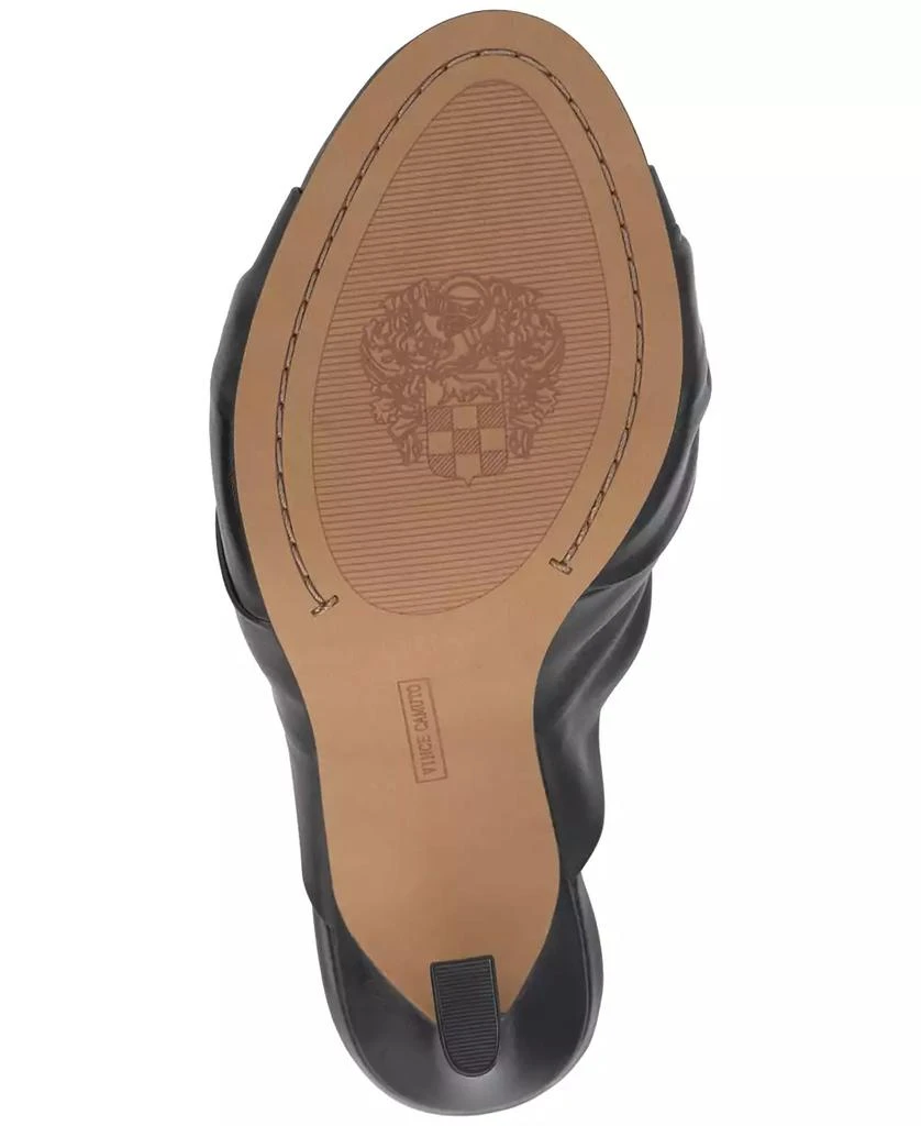 Vince Camuto Women's Patie Ruched Knot Hardware Dress Sandals 5
