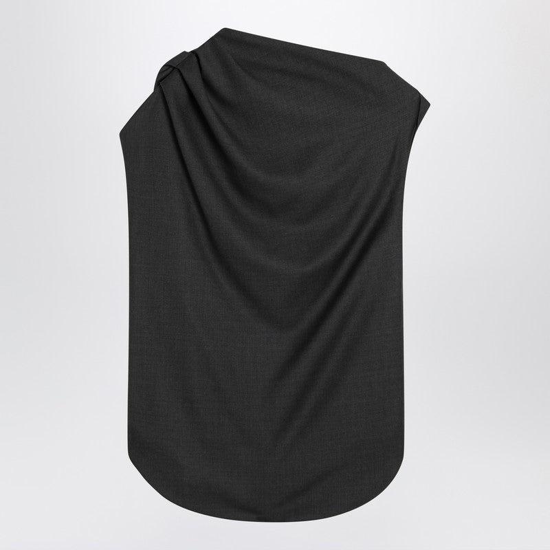 Loulou Studio Women's Asymmetric Wool Top