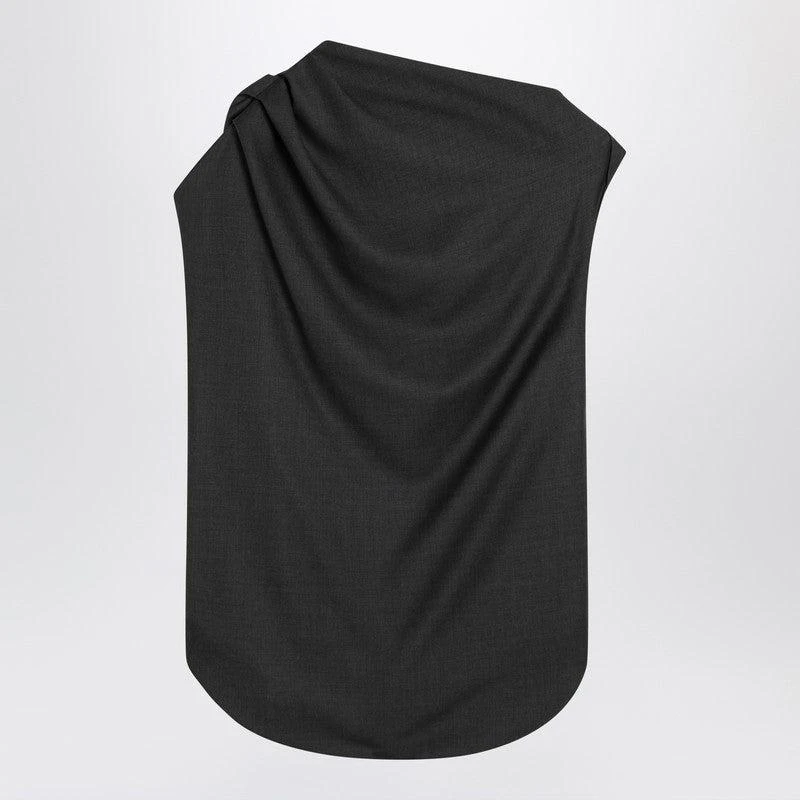 Loulou Studio Women's Asymmetric Wool Top 2