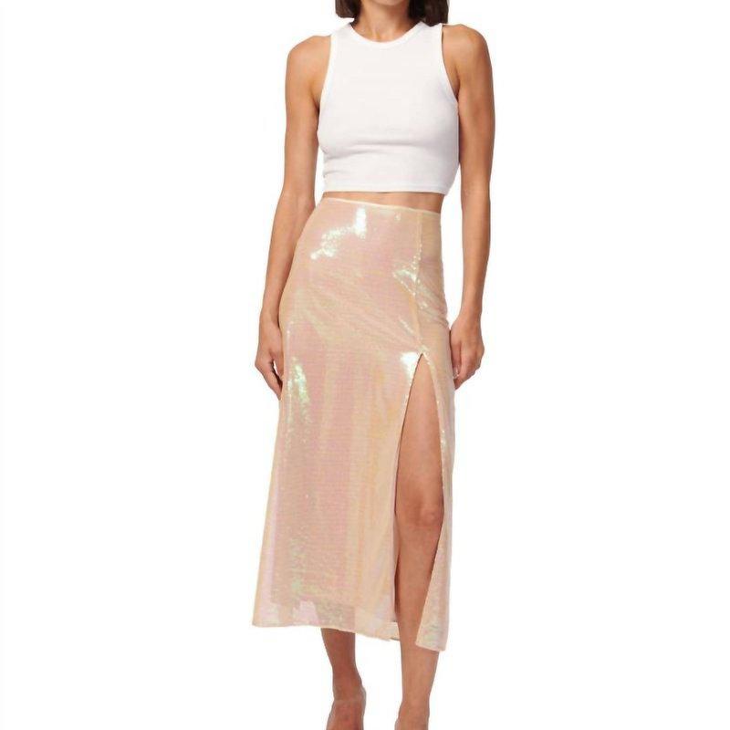 Cami NYC Artemis Skirt In Opal Sequin