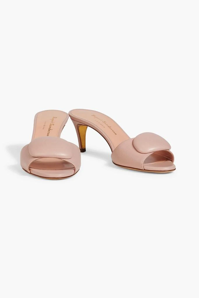 Rupert Sanderson Gwyneth embellished leather mules 2