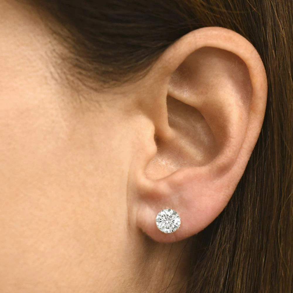Pompeii3 Diamond Stud Earrings (2 ct. t.w.) in 14k White Gold 2