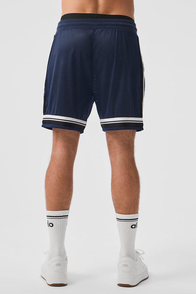Alo 7" Key Mesh Basketball Short - Navy