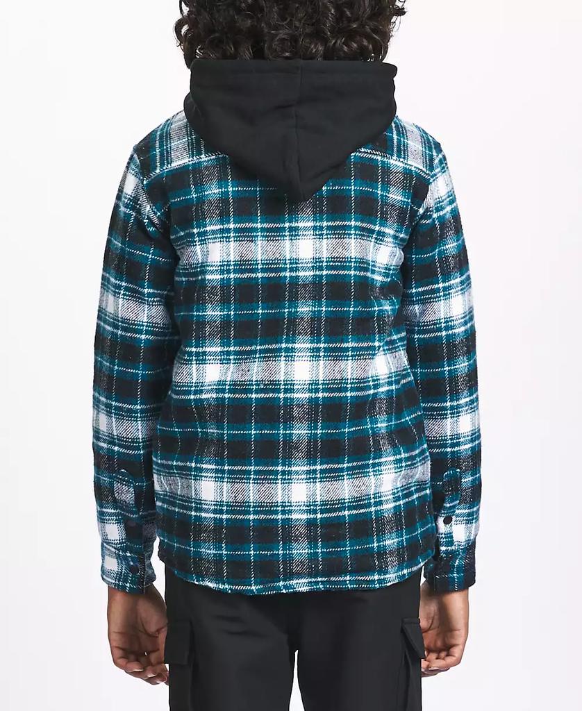 Sovereign Code Big Boys Plaid Hooded Shirt Jacket