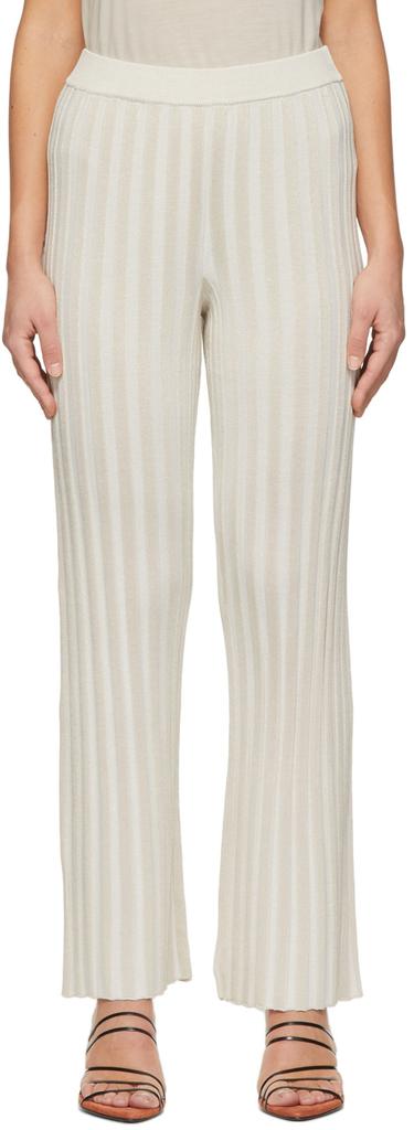 HOUSE OF DAGMAR Beige Penelope Lounge Pants