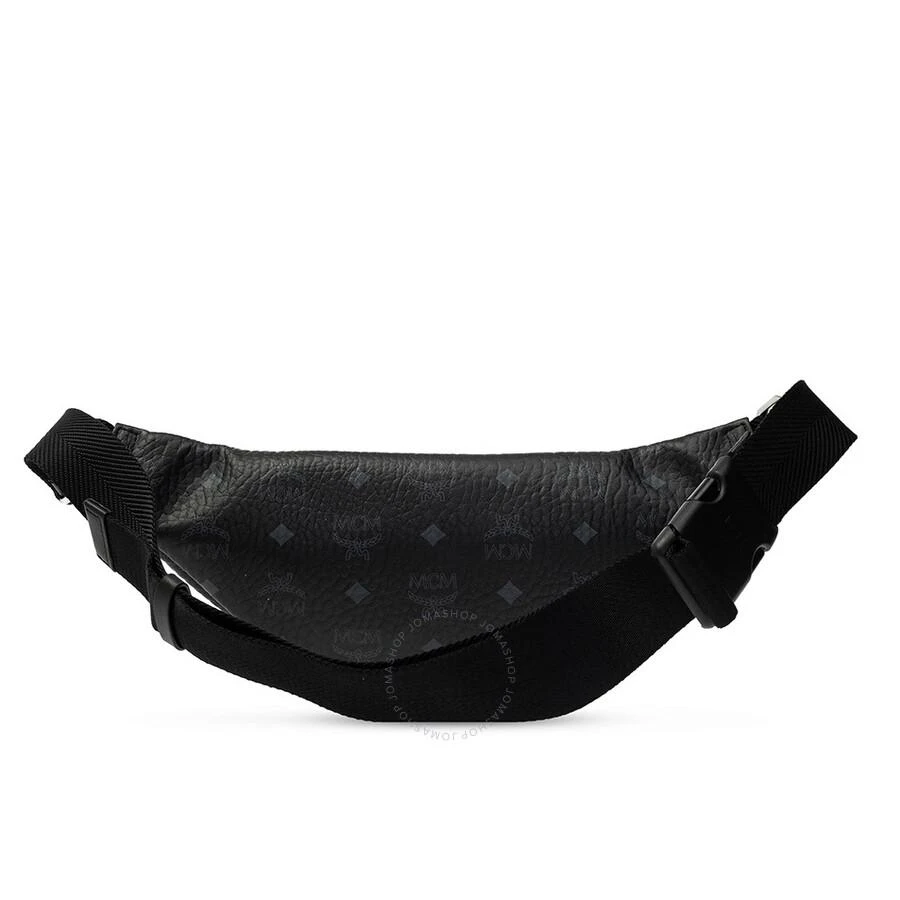 MCM Black Visetos Small Fursten Belt Bag 2