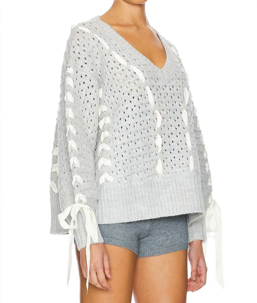 For Love & Lemons For Love & Lemons - liberty v neck sweater