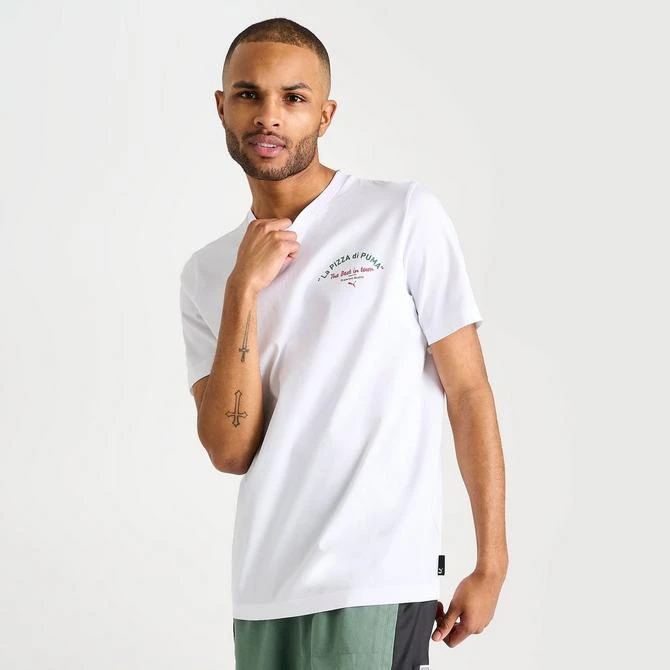 Puma Men's Puma Pizza Graphic T-Shirt 7