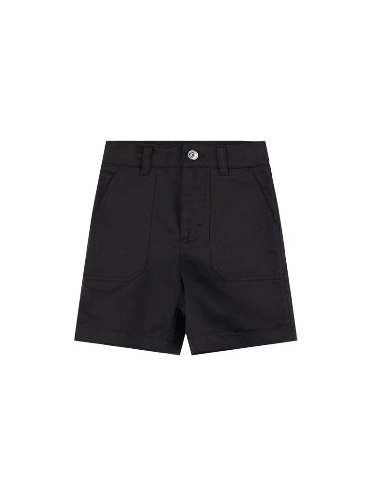 Moncler Cotton & Linen Bermuda Shorts 1