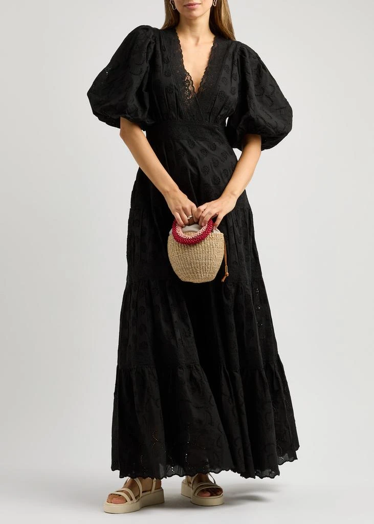 BYTIMO Embroidered cotton maxi dress  4