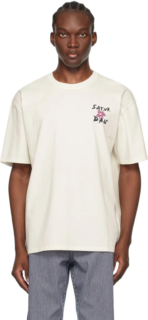 Saturdays NYC Off-White Flower T-Shirt 1