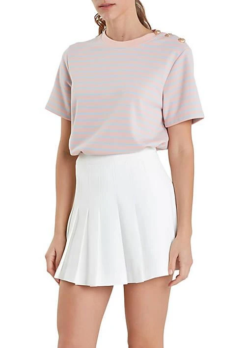 English Factory Factory Striped Jersey T Shirt 3
