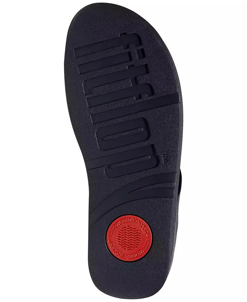 FitFlop Women's Fino Multi-Stone Leather Wedge Sandals 5