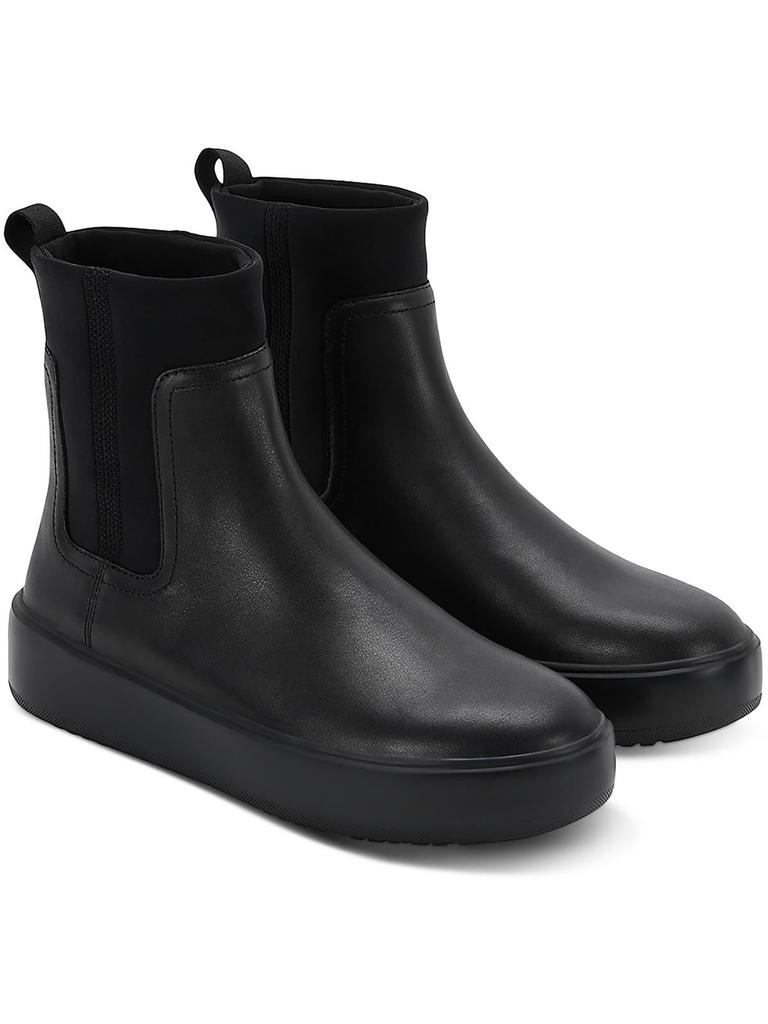 GREATS Womens Pull On Round Toe Ankle Boots