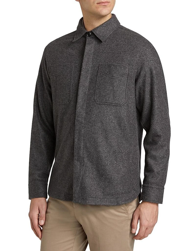 Brett Johnson Cashmere Jersey Shirt Jacket 4
