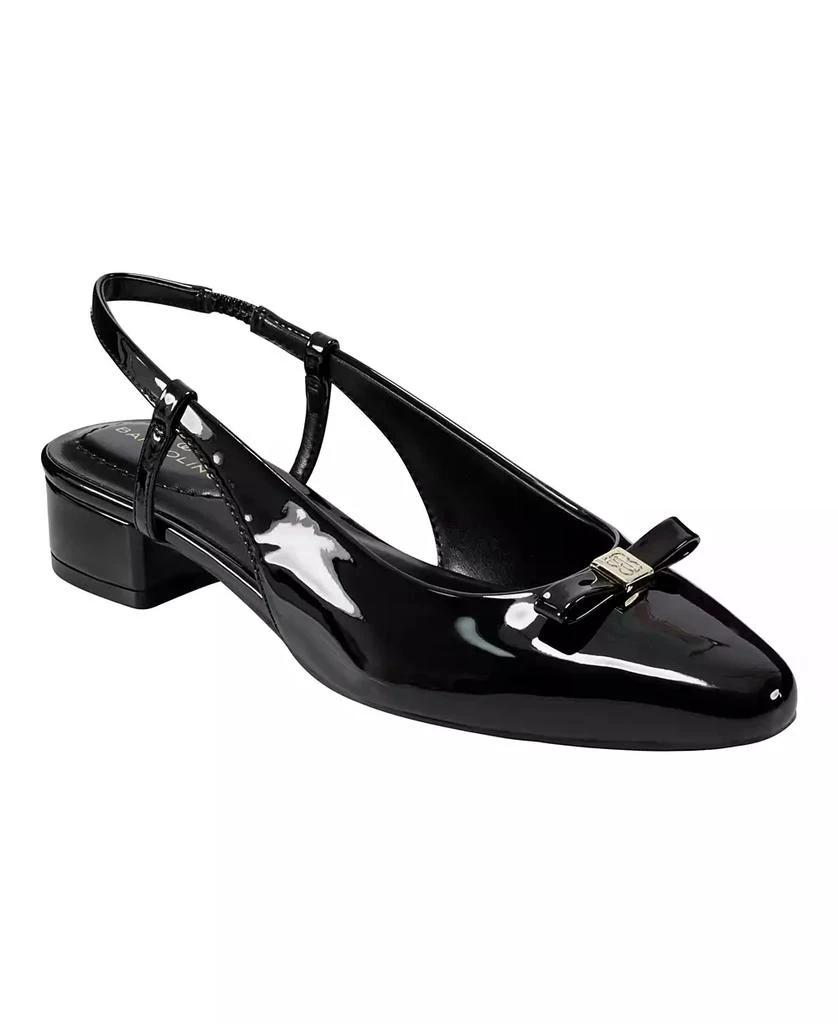 Bandolino Women's Andies Bow Block Heel Slingback Pumps 1