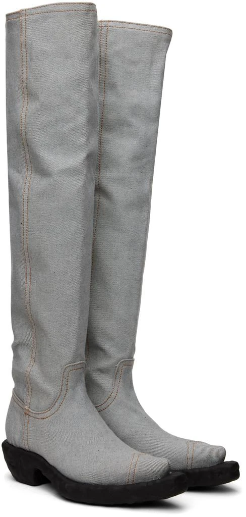 CAMPERLAB Blue Venga Tall Boots 4