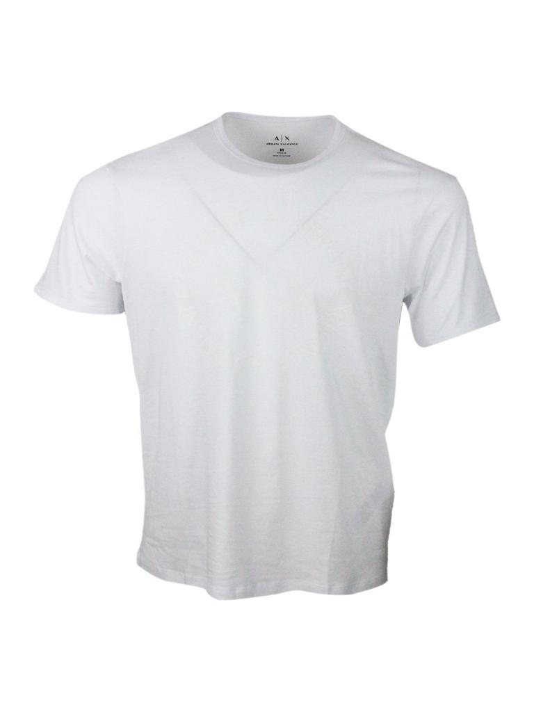 Armani Exchange Armani Exchange Logo Printed Crewneck T-Shirt