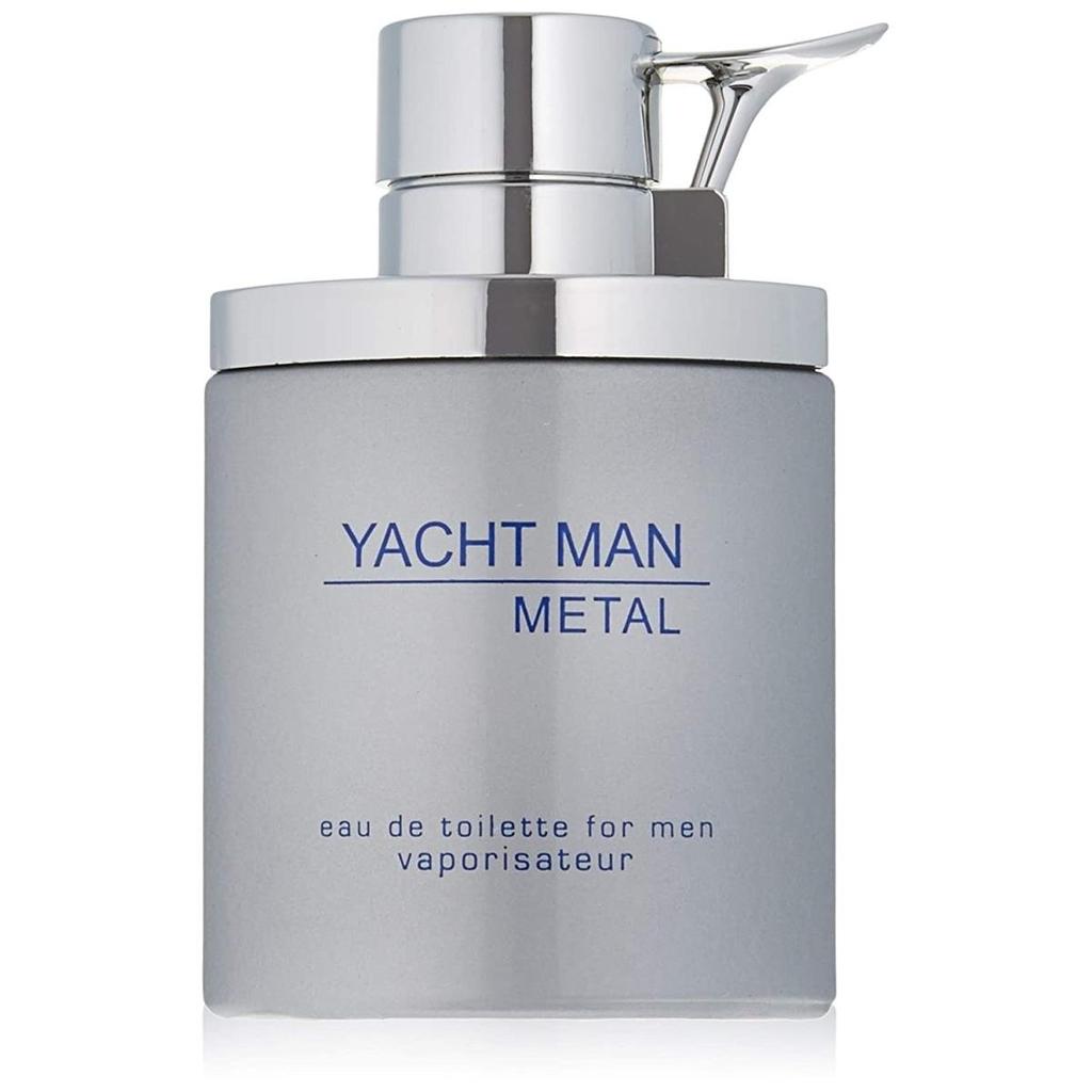 MYRURGIA 3.4 oz Yacht Man Metal EDT Spray for Men - Pack of 2