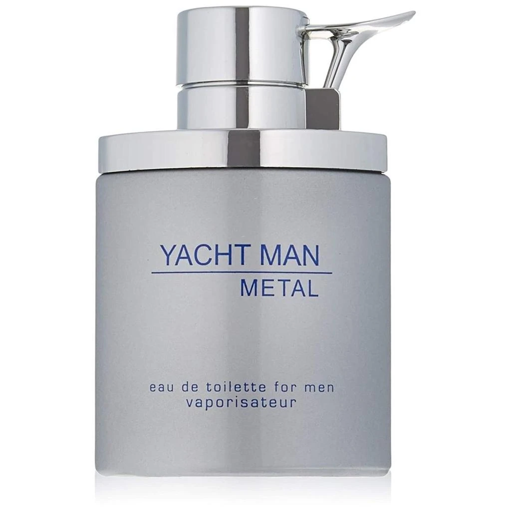 MYRURGIA 3.4 oz Yacht Man Metal EDT Spray for Men - Pack of 2 2