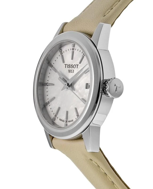 Tissot Tissot Classic Dream Lady Mother of Pearl Dial Leather Strap Women's Watch T129.210.16.111.00 3