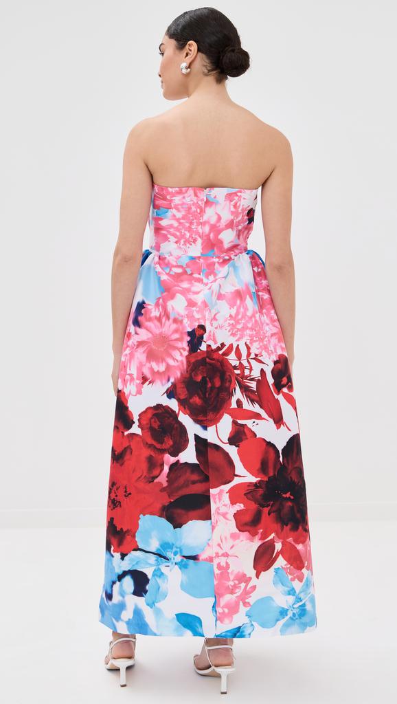 Kika Vargas Rose Dress Red Garden