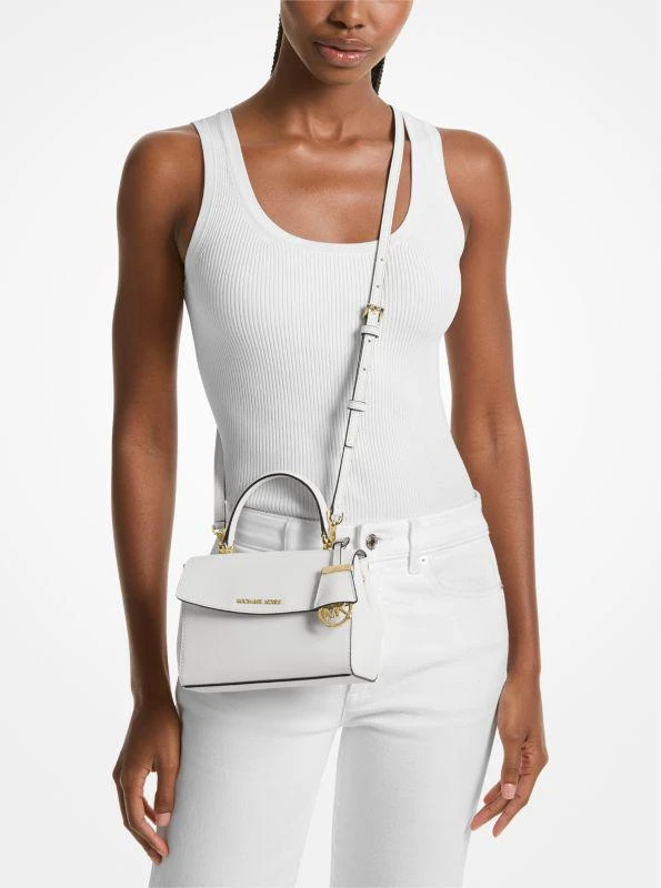 Michael Kors Ava Extra-Small Saffiano Leather Crossbody 4