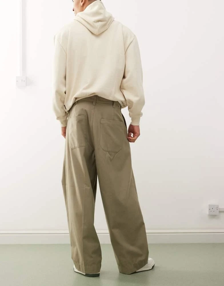 Obey Obey oliver pleated pant in khaki 5