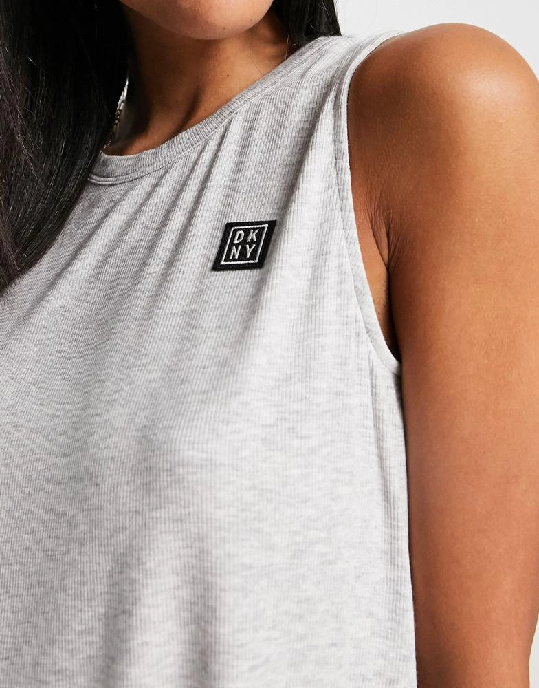DKNY DKNY Sleepwear tank in grey heather 2