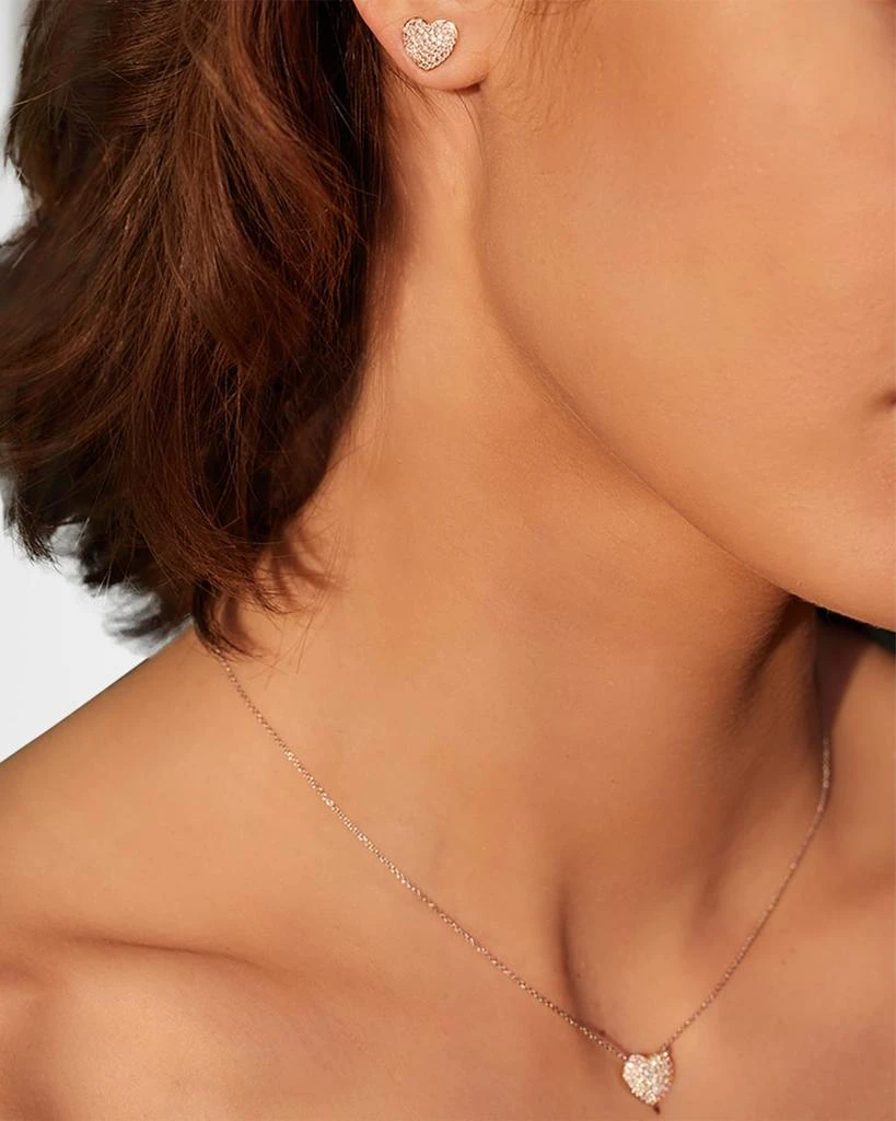 Emily P. Wheeler Lucy 18K Gold and Diamond Heart Necklace, 16" 4
