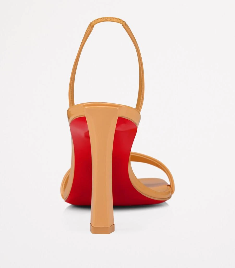 Christian Louboutin Condora Patent Leather Slingback Sandals 85 3