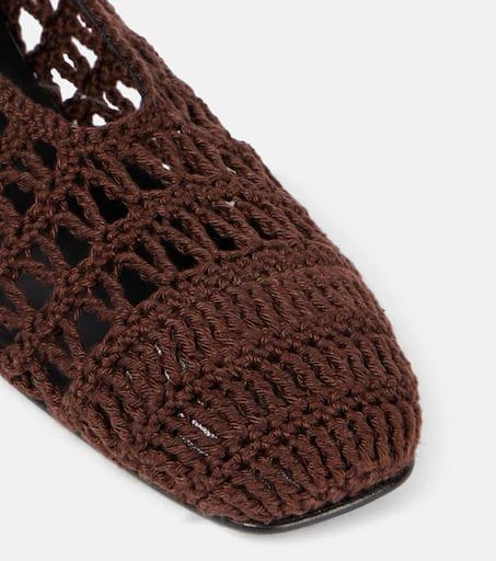 Magda Butrym Crochet ballet flats 5