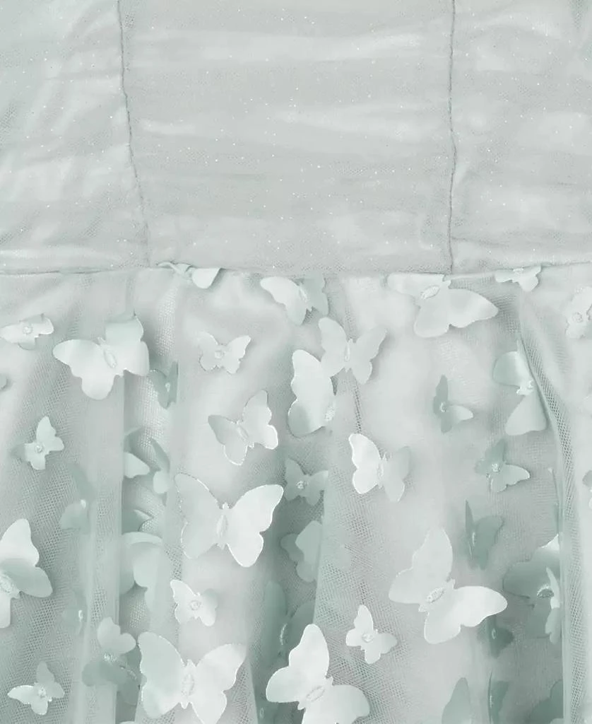 Rare Editions Toddler and Little Girls 3D Butterfly Party Dress 3
