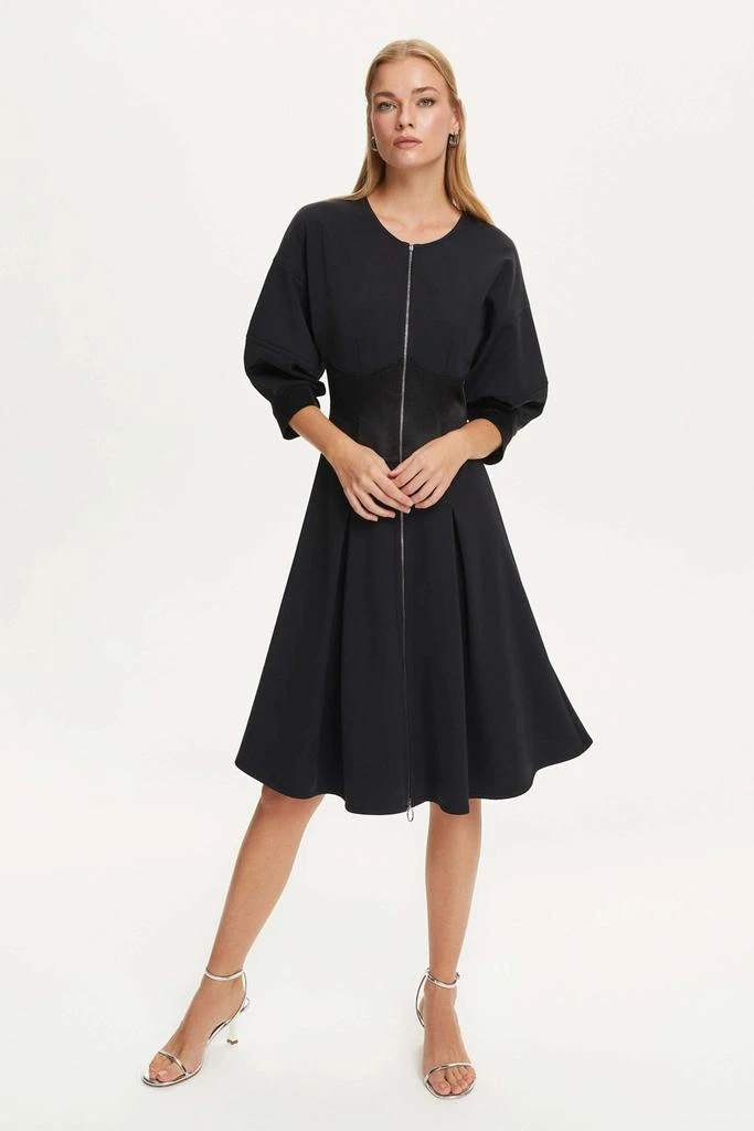 Nocturne Midi Zipper Dress 6