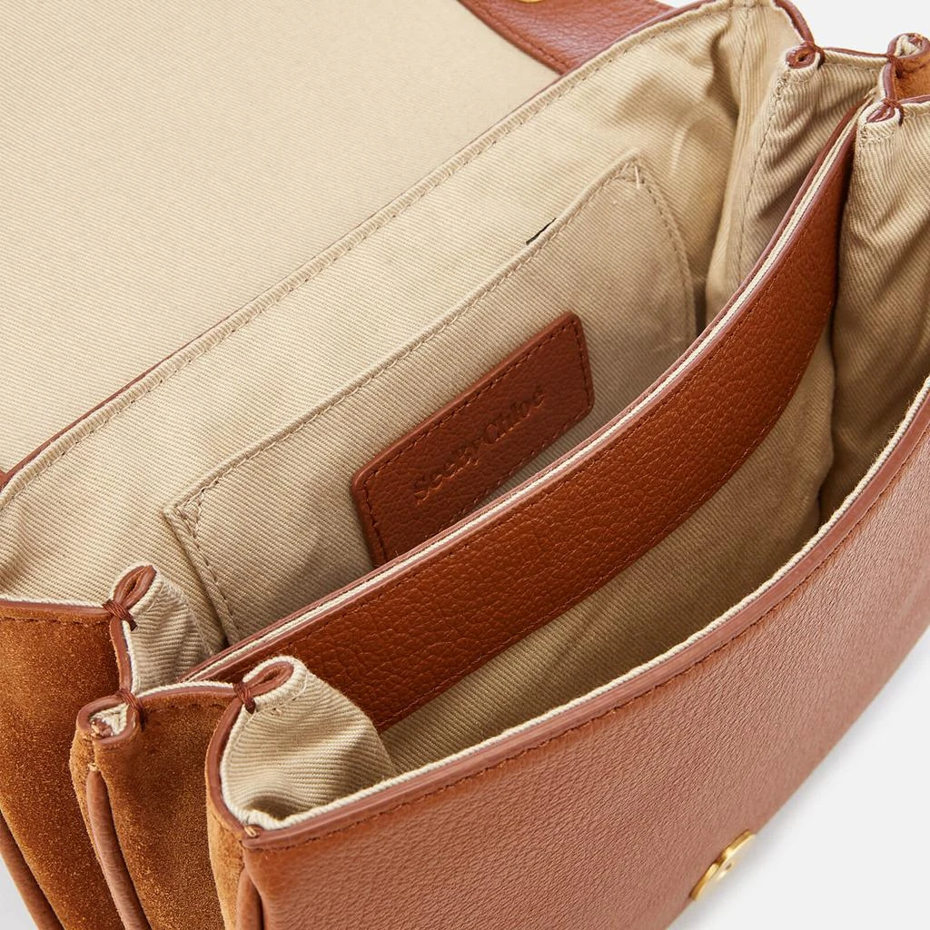 See by Chloé See by Chloé Hana Leather & Suede Saddle Bag 4