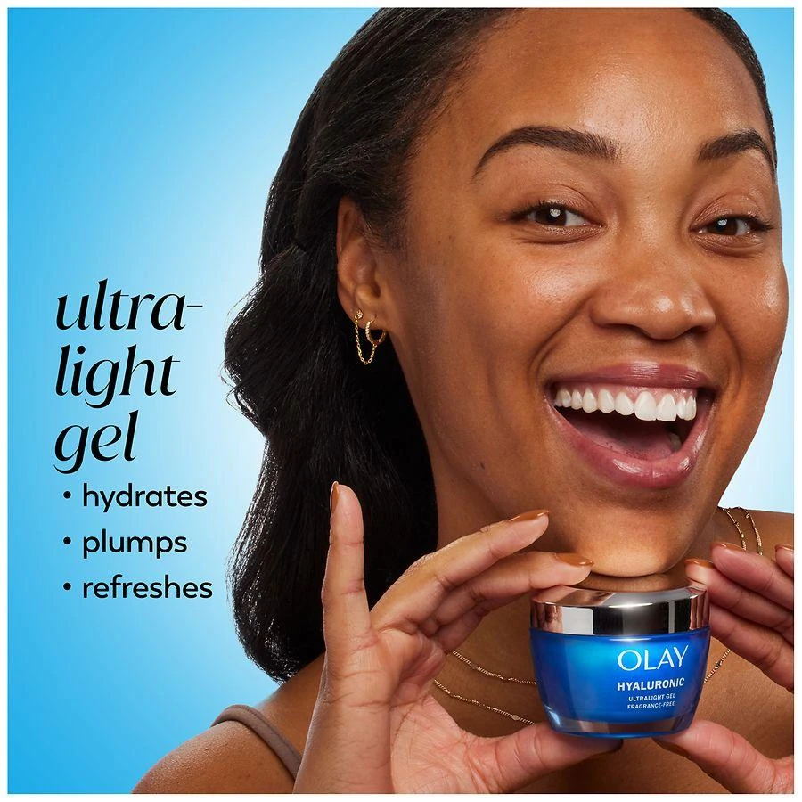 Olay Hyaluronic Acid Face Moisturizer, Instant Hydration for Women No Scent 3