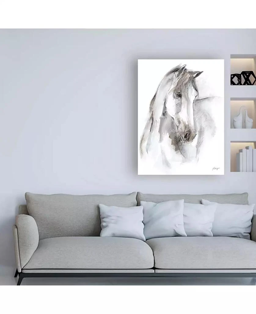 Trademark Global Ethan Harper Watercolor Equine Study I Canvas Art - 36.5" x 48" 3