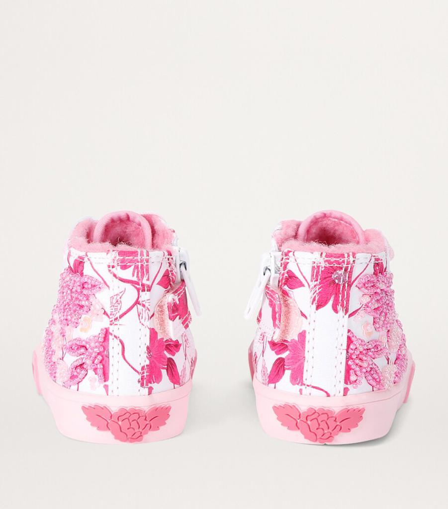 Lelli Kelly Beaded Brooke High-Top Sneakers