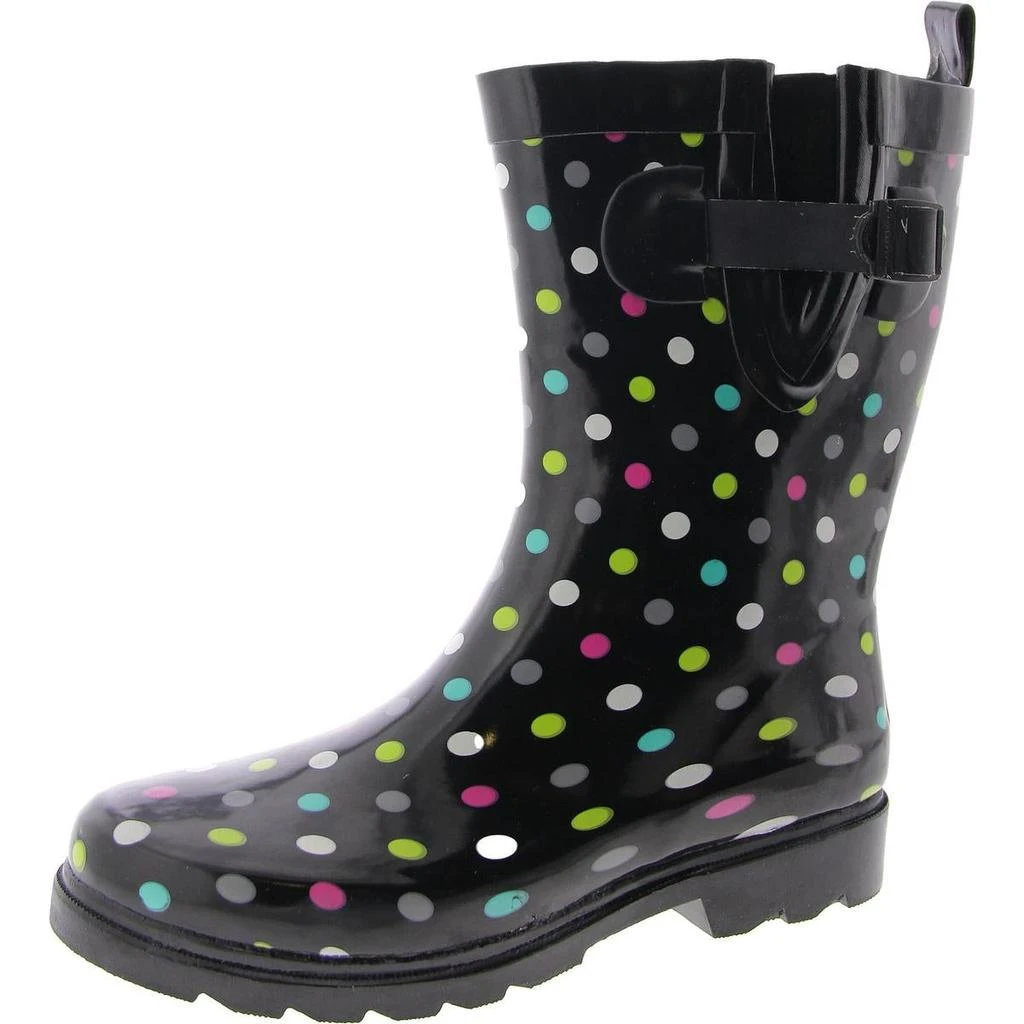 Capelli Womens Pull On Mid-Calf Rain Boots 1