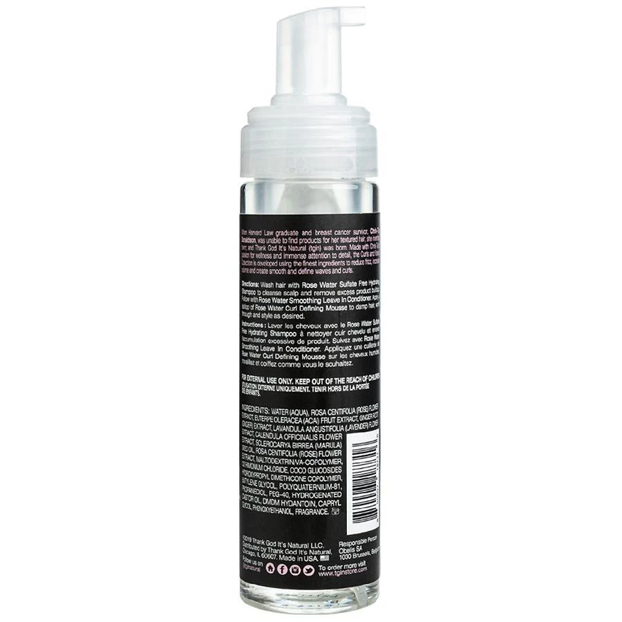 TGIN Rose Water Defining Mousse 3