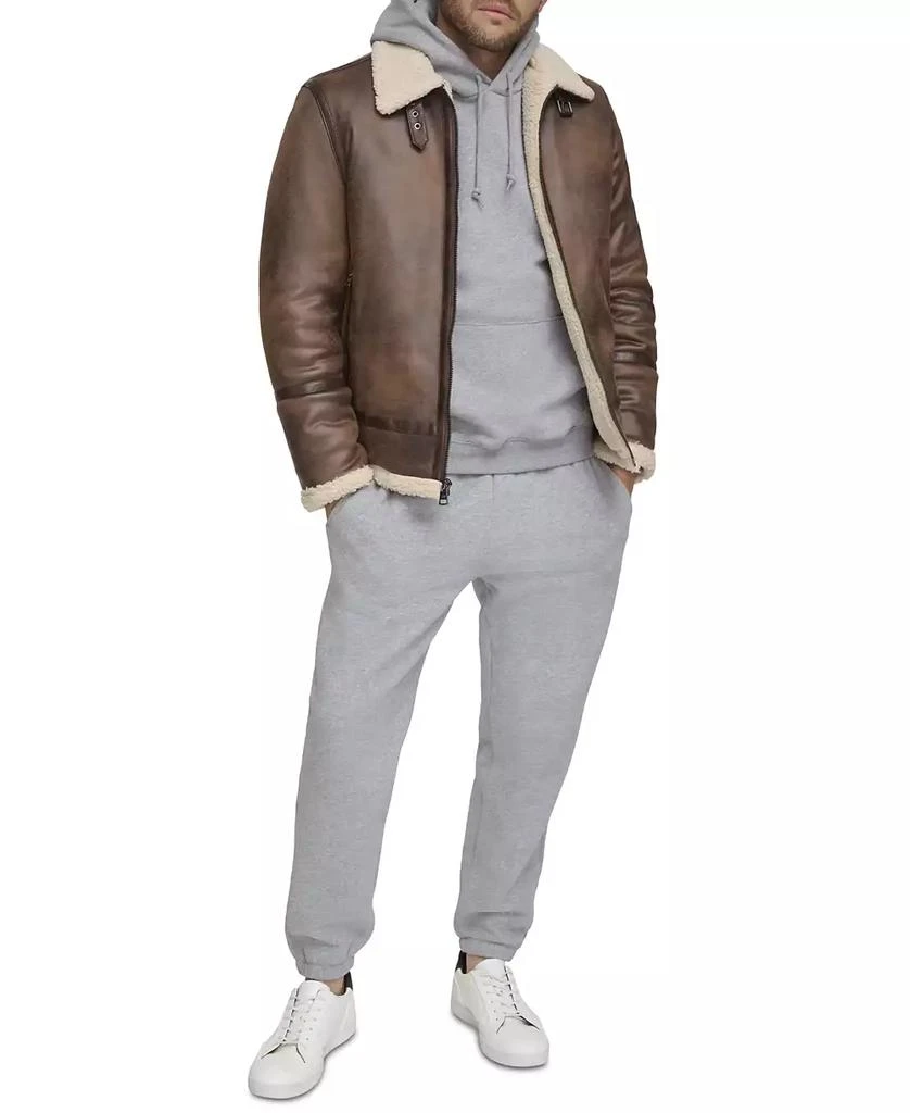Calvin Klein Men's Classic Faux Shearling B-3 Bomber Jacket 4