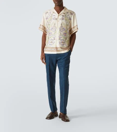ETRO Paisley silk bowling shirt 2