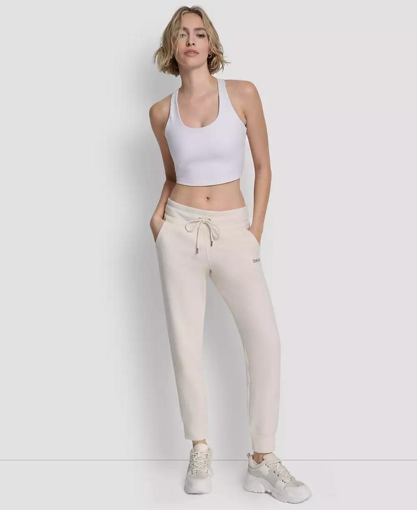DKNY Women's Metallic Bubble Slim Fit Jogger Pants